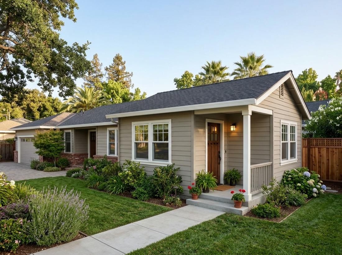 Attached ADU built by Upside ADU in Carmichael, CA (representative)